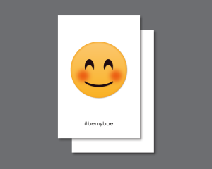 #bemybae Valentine's Greeting Card